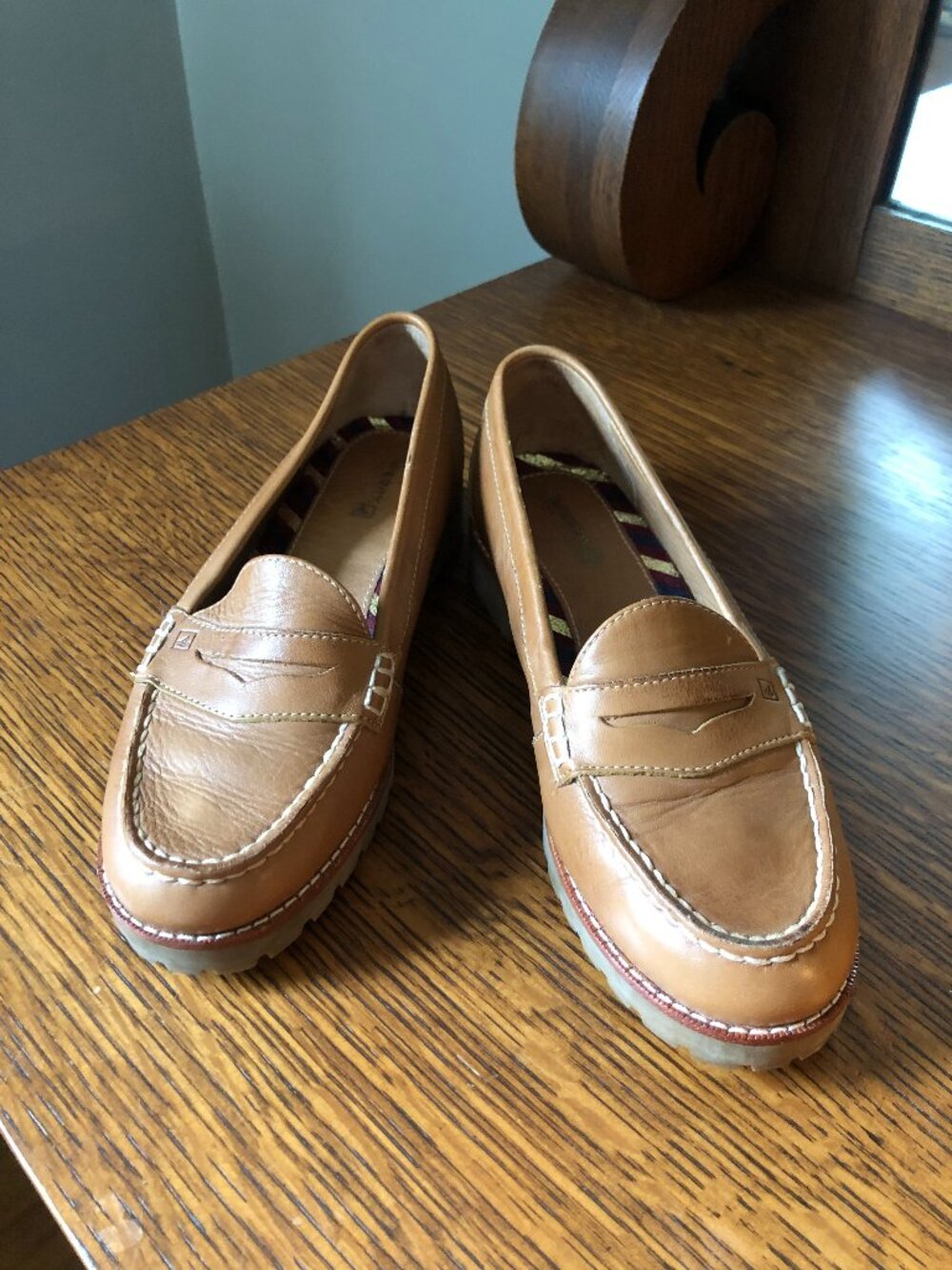 Sperry Winsor Penny Loafer Tan Soft Leather